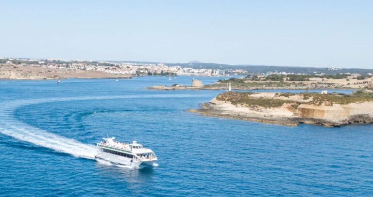 Mahon: Harbor Boat Tour With Underwater Viewing & Commentary