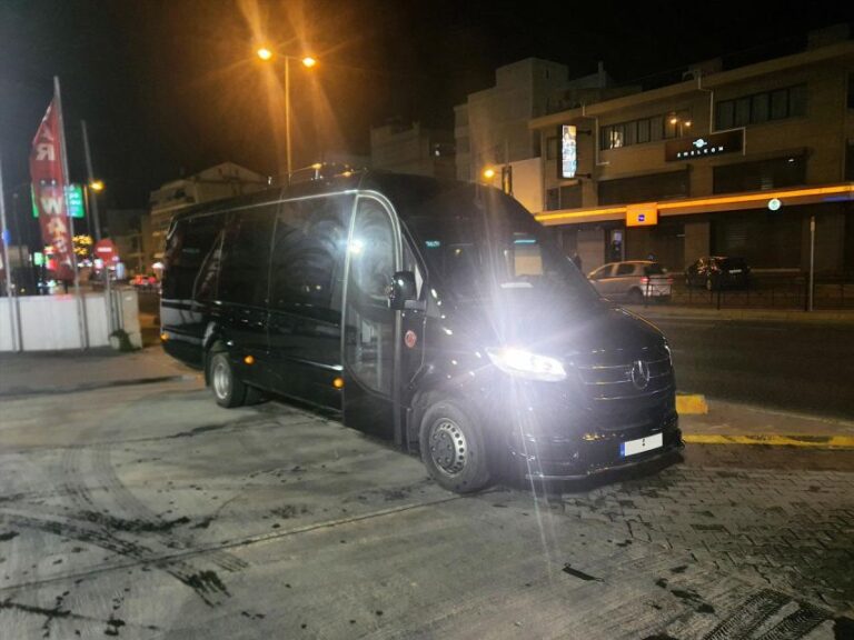 Mantoudi to Athens Airport VIP Mercedes Minibus Private