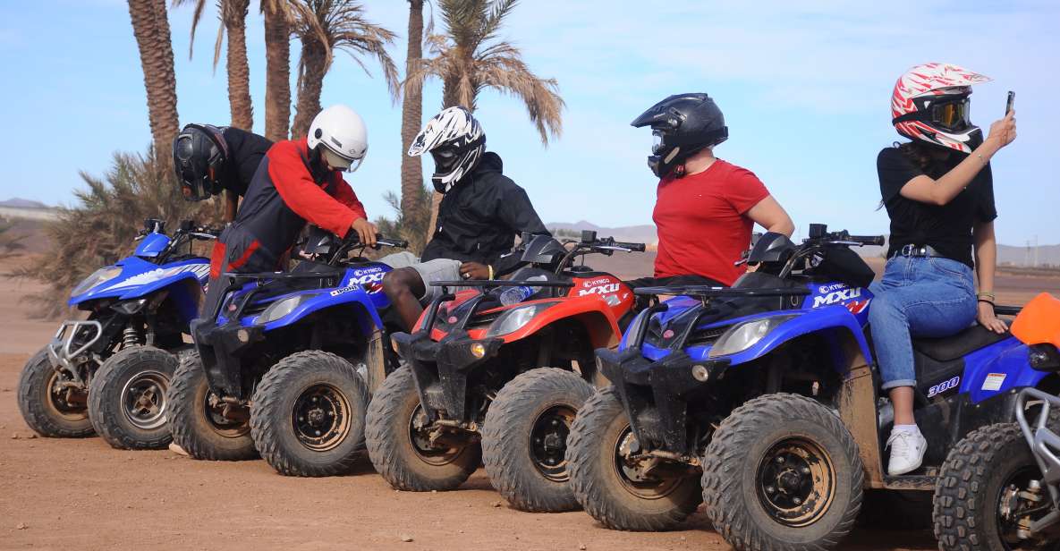 Marrakech: Quad Bike Adventure in the Palm Grove and Jbilat - Activity Details