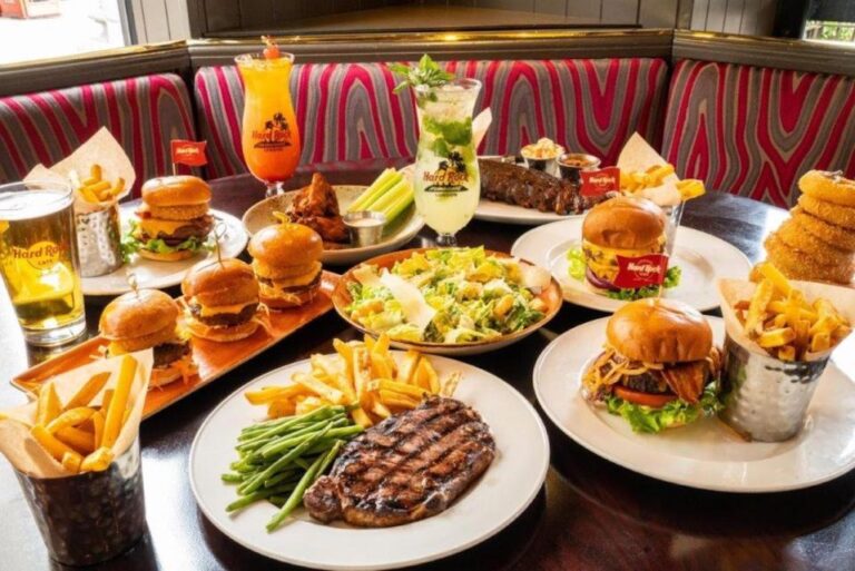 Meal at Hard Rock Cafe Orlando at Universal CityWalk