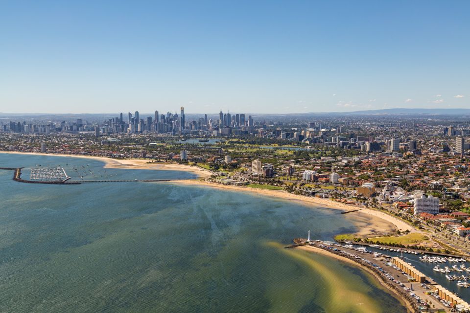 1 melbourne city and bayside helicopter tour Melbourne: City and Bayside Helicopter Tour