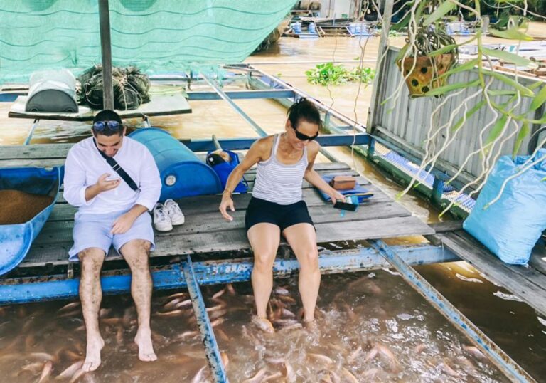 More-Boating & Cooking & Quite-Rowing-Boat-Canal Mekong Tour