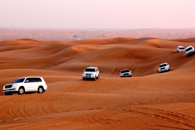 Morning Dubai Desert Dune Bashing and Camel Ride