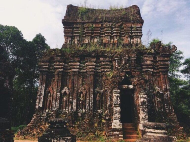 My Son Sanctuary Morning Tour W Thu Bon River Cruise & Lunch