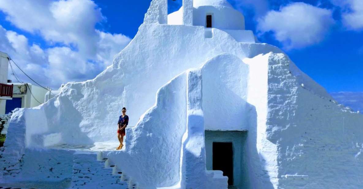 1 mykonos full day sightseeing tour with lunch Mykonos: Full-Day Sightseeing Tour With Lunch