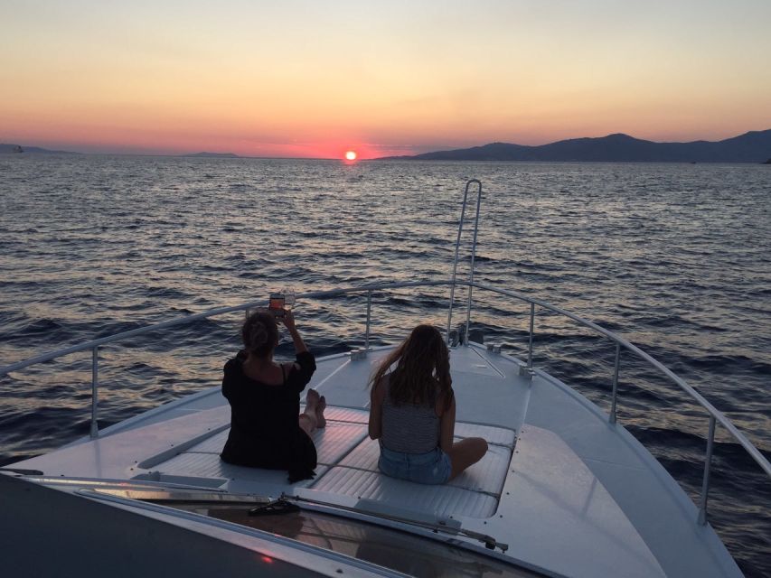 1 mykonos private aegean sunset cruise with mykonian platters Mykonos: Private Aegean Sunset Cruise With Mykonian Platters