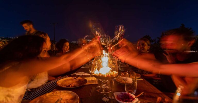 Naxos: Full Moon Dinner and Wine Tasting in a Vineyard