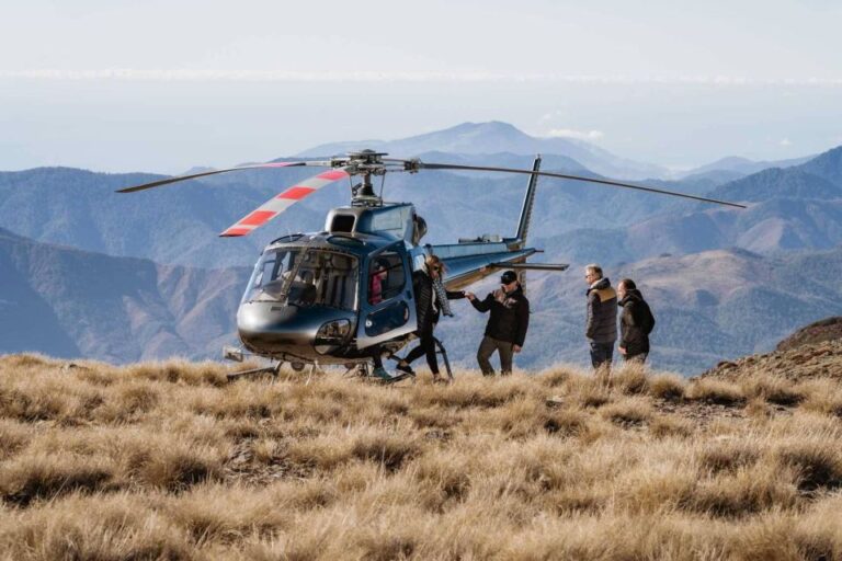 Nelson: Helicopter Flight With Mountain Landing & Bay Views