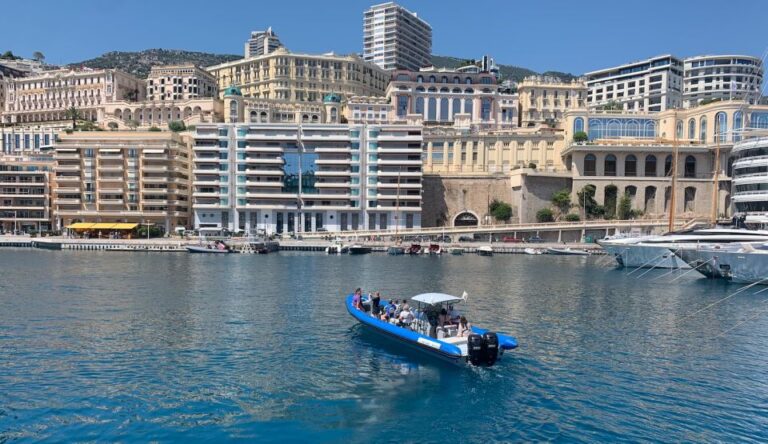 Nice: Monaco & Mala Caves Boat Trip W/ Breakfast on the Sea