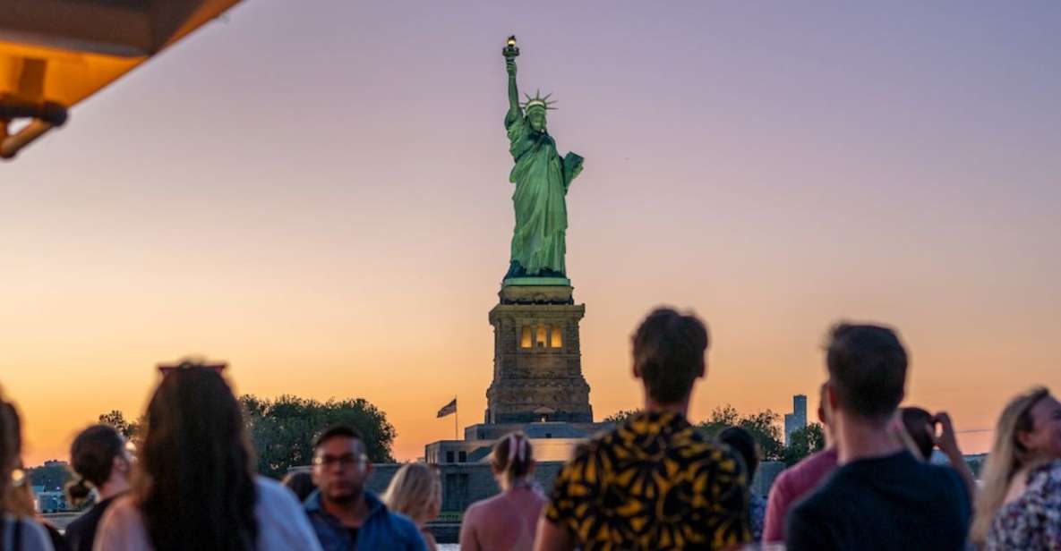 1 nyc statue of liberty sunset cruise skip the line ticket NYC: Statue of Liberty Sunset Cruise Skip-the-Line Ticket