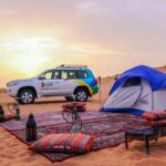 1 overnight camping in desert safari with bbq dinner morning breakfast Overnight Camping in Desert Safari With BBQ Dinner & Morning Breakfast