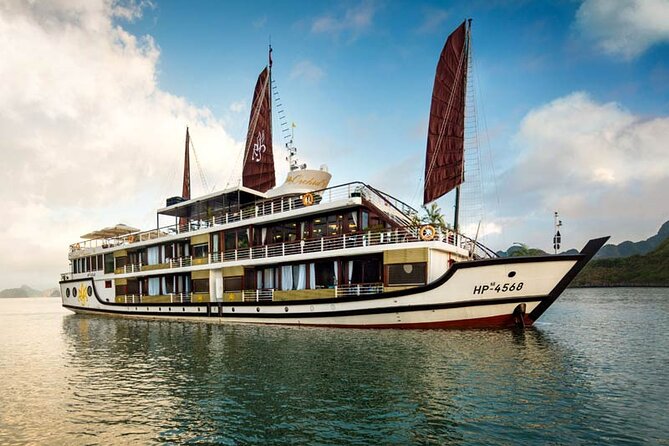 1 overnight cruise with hanoi transfers meals halong bay Overnight Cruise With Hanoi Transfers & Meals, Halong Bay