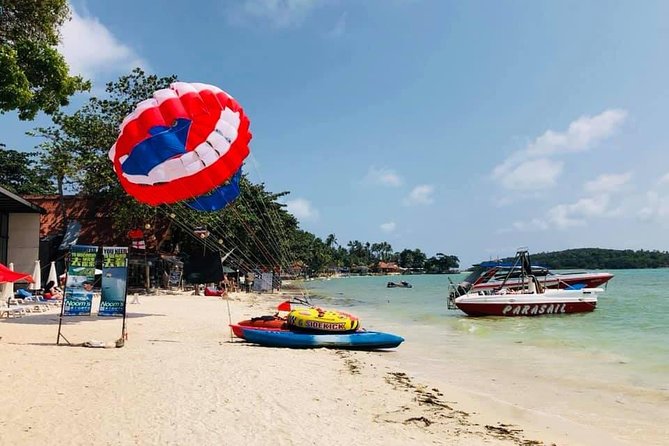 Parasailing and Jet Ski Watersports Koh Samui Beach With Round-Trip Transfer