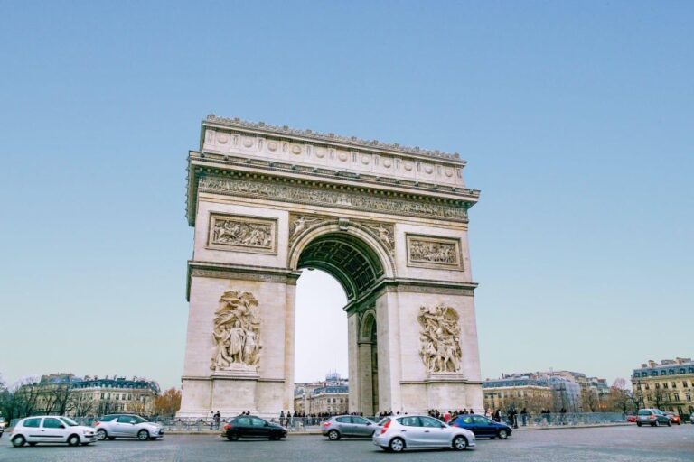 Paris: Arc De Triomphe + Louvre Pyramid Digital Audio Guides