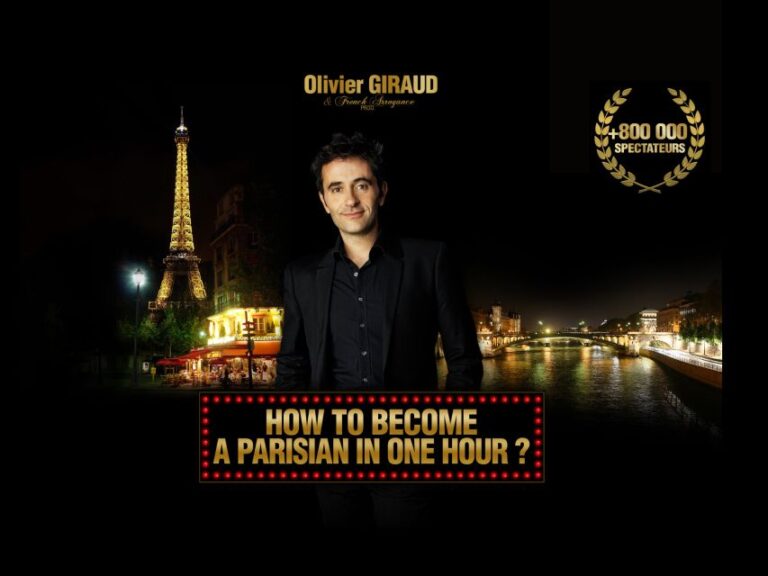 Paris: Comedy Show in English – How to Become a Parisian