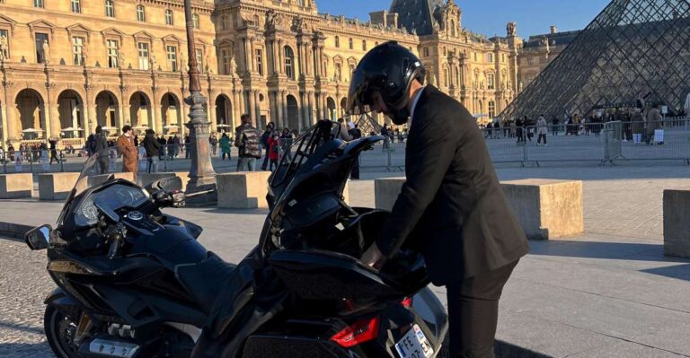 Paris: Private Motorcycle Taxi