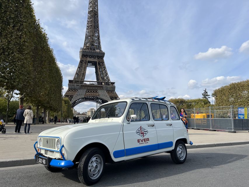 1 paris private sightseeing tour in renault 4l electric 2h Paris: Private Sightseeing Tour in Renault 4L Electric 2h