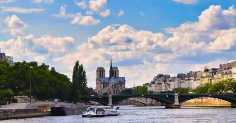 Paris: Seine Cruise With Snack/Optional Eiffel Tower Ticket