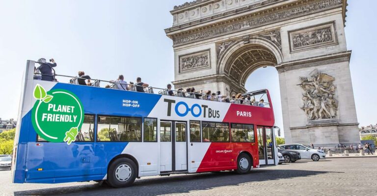 Paris: Tootbus Hop-on Hop-off Discovery Bus Tour