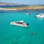 1 paros private luxury boat day trip with snacks and drinks Paros: Private Luxury Boat Day Trip With Snacks and Drinks