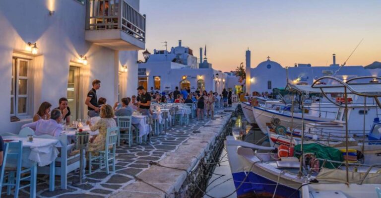 Paros: Private Sunset Highlights MiniVan Tour