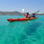 1 paros sea kayak trip with snorkeling and snack or picnic Paros: Sea Kayak Trip With Snorkeling and Snack or Picnic