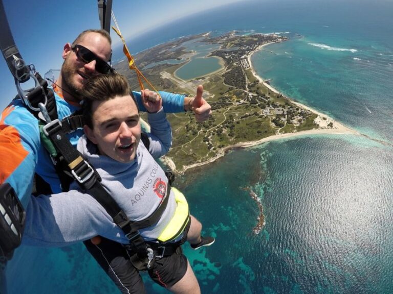 Perth: Rottnest Island Skydive and Ferry Package