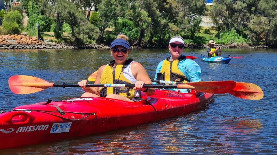 1 perth swan river kayaking tour with dining and wine tasting Perth: Swan River Kayaking Tour With Dining and Wine Tasting