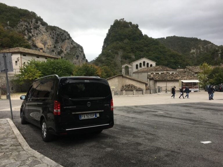 Perugias Airport Transfer to Siena Arezzo by Car or Vans