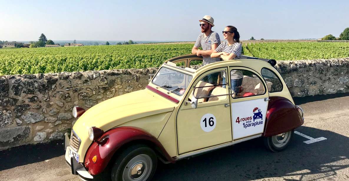 1 pessac leognan citroen 2cv private half day wine tour Pessac-Léognan : Citroën 2CV Private Half-Day Wine Tour