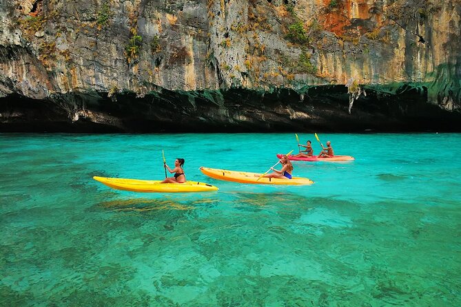 Phi Phi & Bamboo Island Trip by Speedboat, Free Kayak, Lunch & Admission Ticket