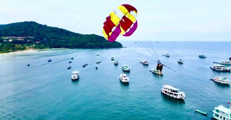 Phu Quoc: Explore 3 Islands & Exciting Parasailing Combo