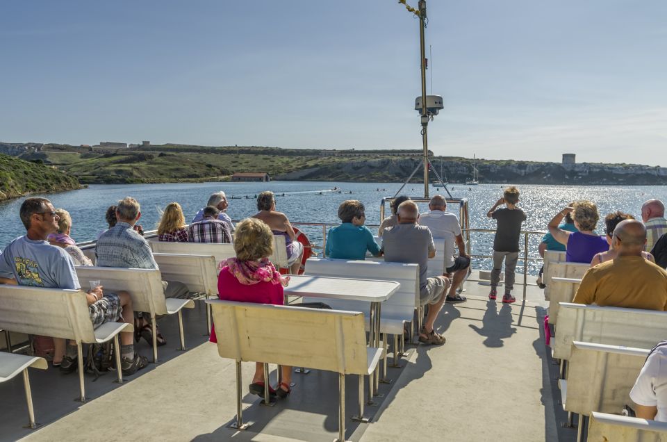 1 port mahon 1 hour harbor cruise with underwater views Port Mahon: 1-Hour Harbor Cruise With Underwater Views