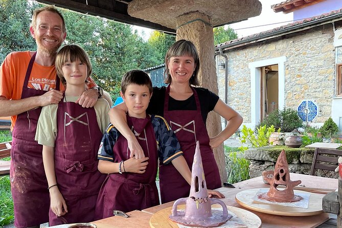 Pottery Workshop With Clay in the Middle of Nature