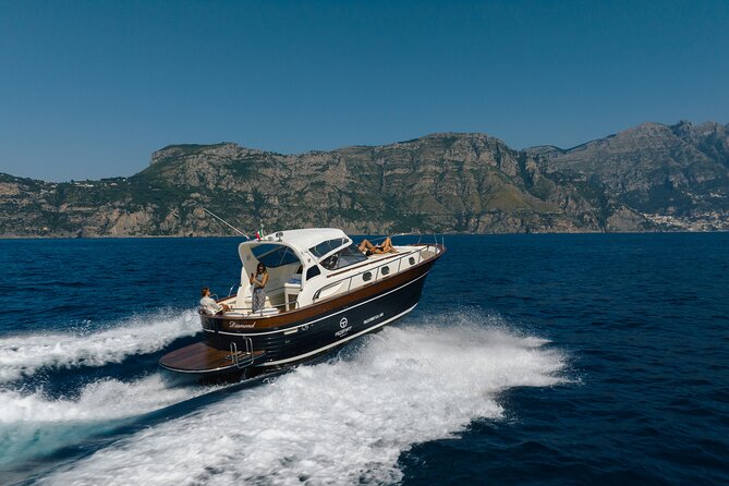 1 private amalfi coast tour with apreamare 38ft diamond Private Amalfi Coast Tour With Apreamare 38ft DIAMOND