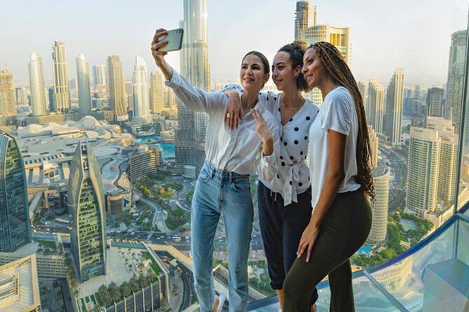 Private Burj Khalifa Sunset View at the Top With Fountain Show