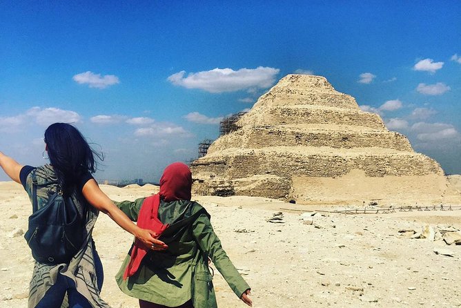 Private Day Tour to Giza Pyramids Sphinx Memphis Saqqara & Dahshur Pyramids