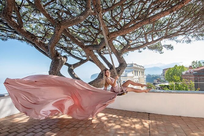 Private Flying Dress Photoshoot in Sorrento