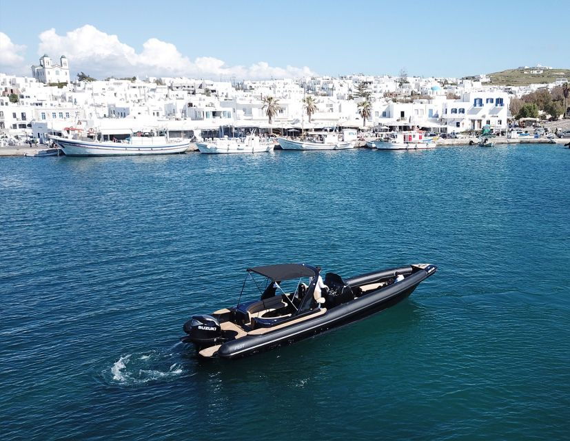 Private Full-Day Boat Cruise From Mykonos to Paros Island