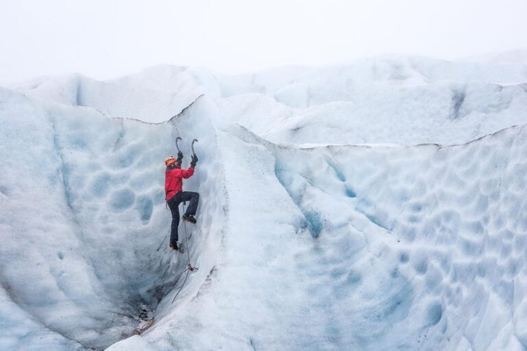 Private Glacier Zip Line Ice Climb Ice Cave