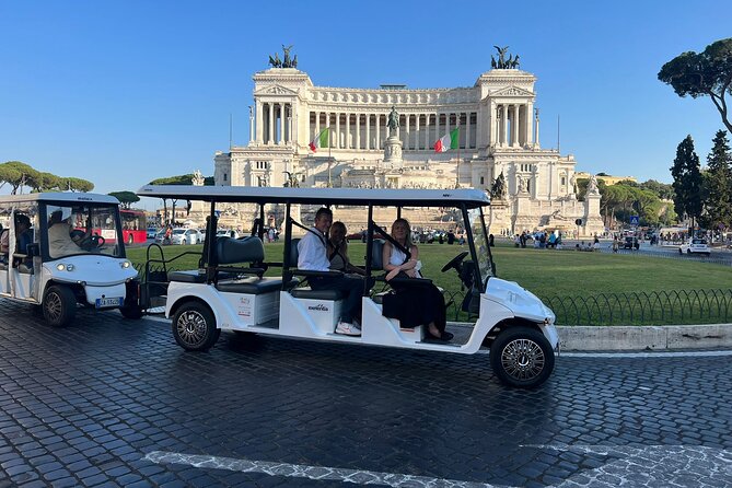 Private Guided Catacombs and Rome Highlights Tour in Golf Cart