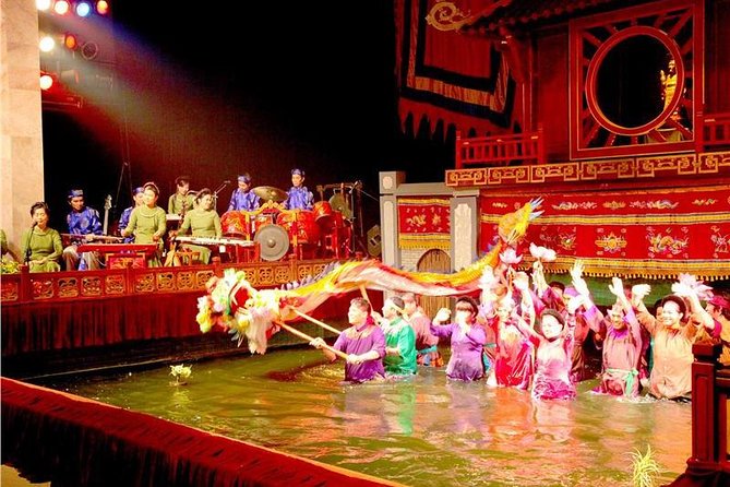 1 private hanoi street food tour with water puppet show and cyclo Private: Hanoi Street Food Tour With Water Puppet Show and Cyclo