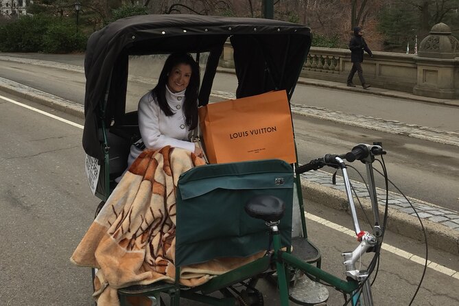 Private Hop on Hop off Central Park Pedicab Tour