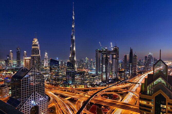 Private Panoramic Dubai City Night View Tour