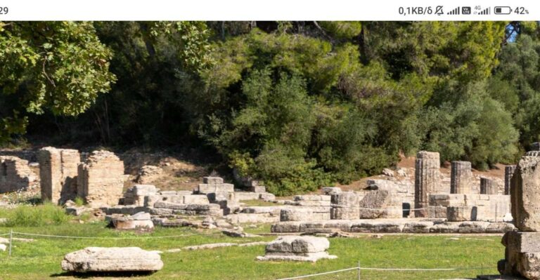 Private Tour to Ancient Olympia With a Pickup