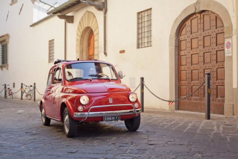 Private Vintage Fiat 500 Tour From Florence With Lunch