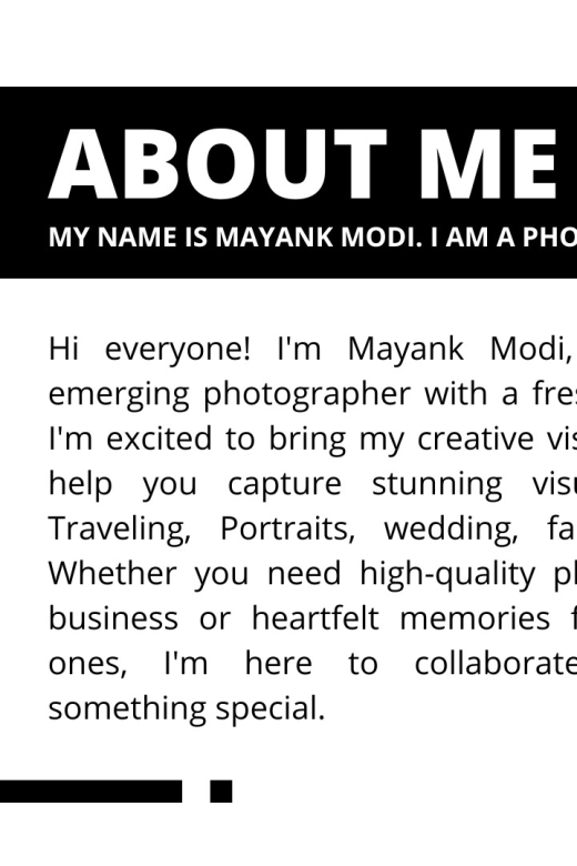 1 professional photoshoot with mayank modi Professional Photoshoot With Mayank Modi