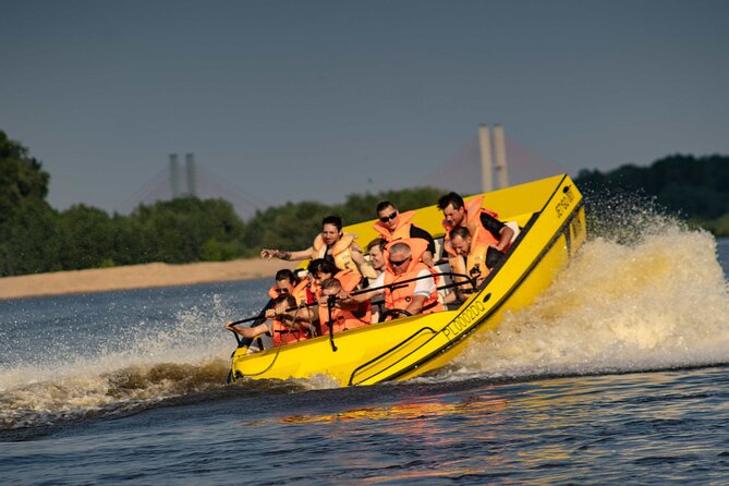 Pure Adrenaline by JETGO Boat Tour on Vistula in Warsaw