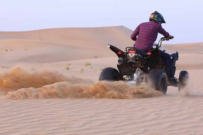 Quad Bike Group Tour in Al Faqa With Pick up and Drop off