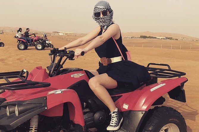 Quad Bike Safari in the Dubai Desert With BBQ Dinner